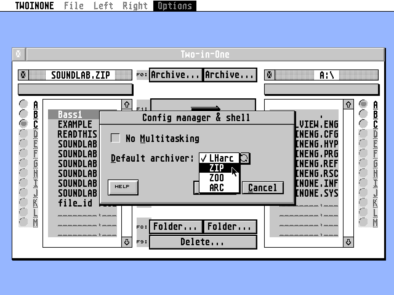 Two-in-One atari screenshot